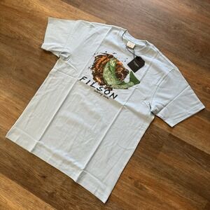 NWT CC Filson S/S Frontier Graphic T Shirt Bear Fish Men's Sz M Outdoors‎
